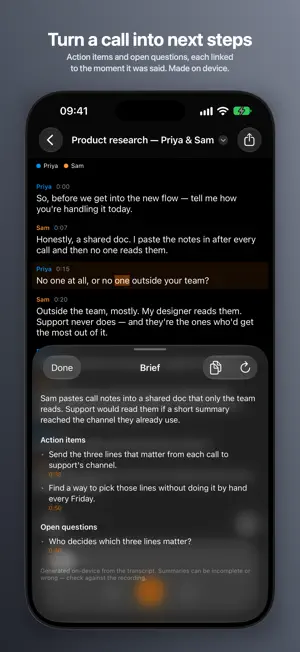 Cadence - Audio Transcription screenshot 2