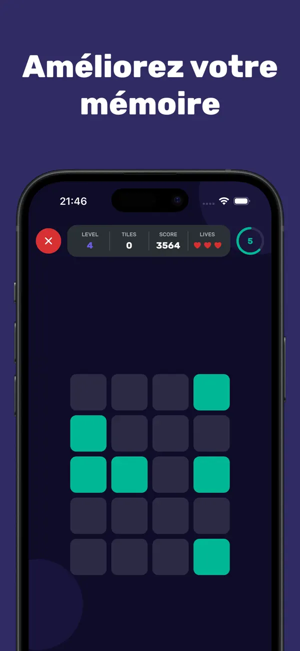 Screenshot #2 pour Block Logic: Brain Training IQ