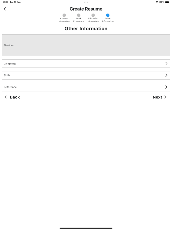 #5. ResuMend (iOS) 由: Waheed Khan