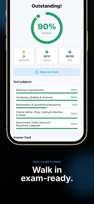 Civil Service Test Prep: Exam screenshot 3