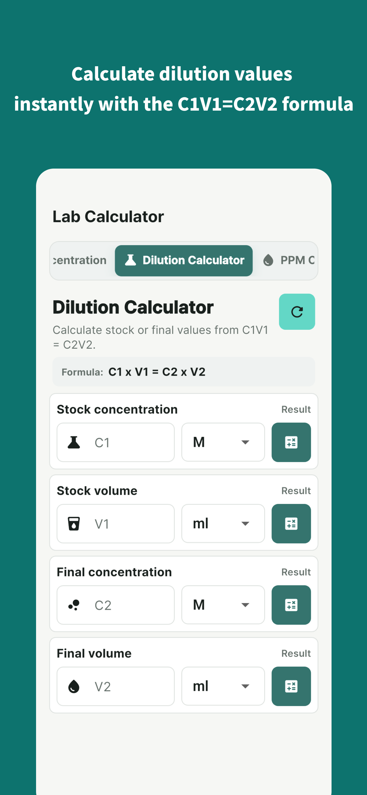 Fast Molality Calculator screenshot 4