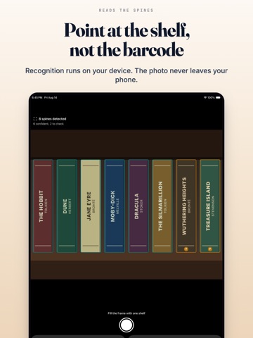 Book Catalog: Shelf Scanner iPad screenshot