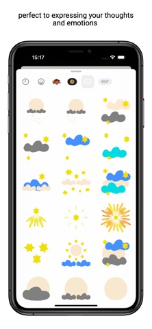 Cheerful Weather Stickers screenshot