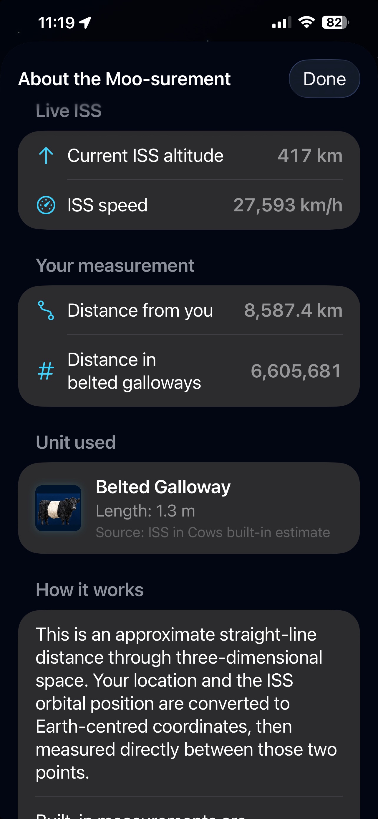 Screenshot 3 of ISS in Cows