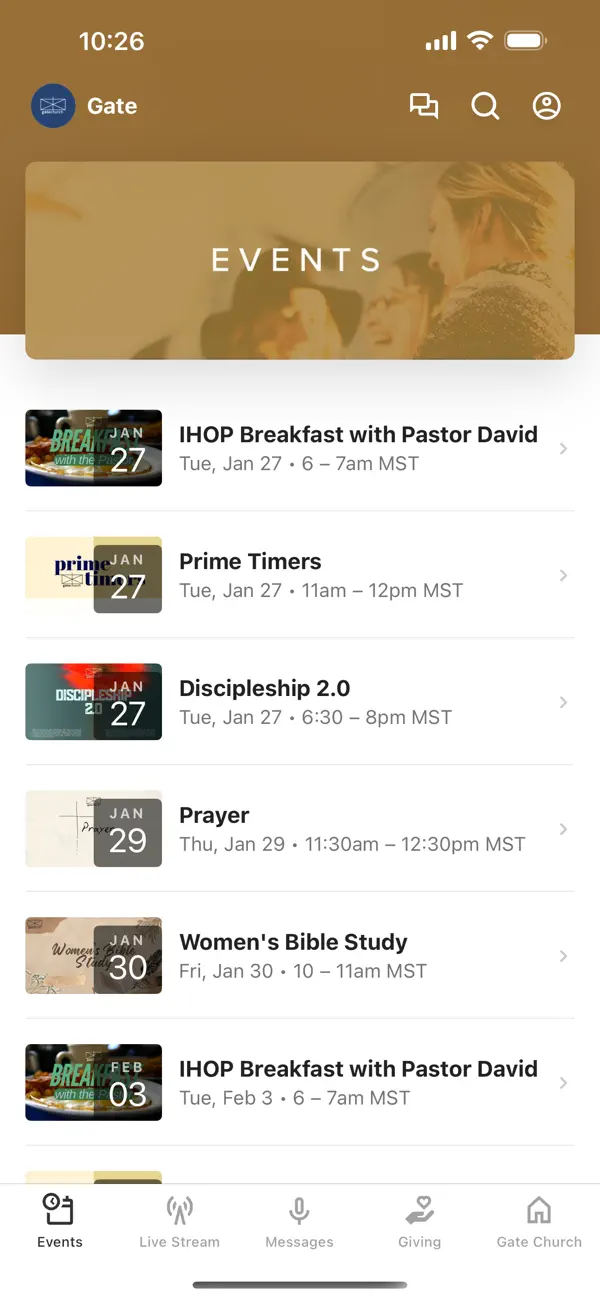Screenshot #1 pour Gate Church - AZ