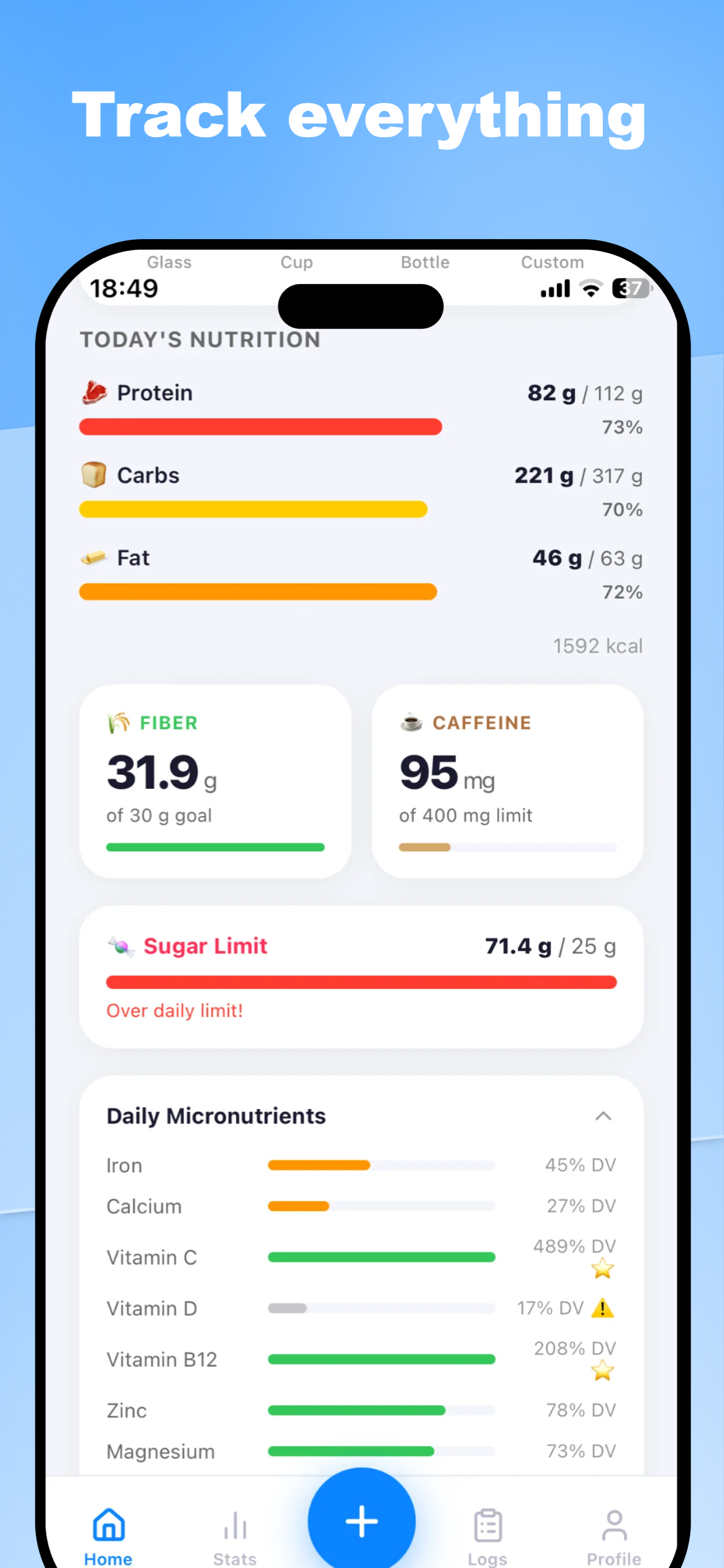 Intake - Nutrition Tracker screenshot 4