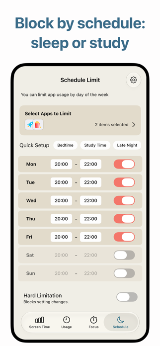 Applimits - Screen Time Limit Screenshot 5 of 8
