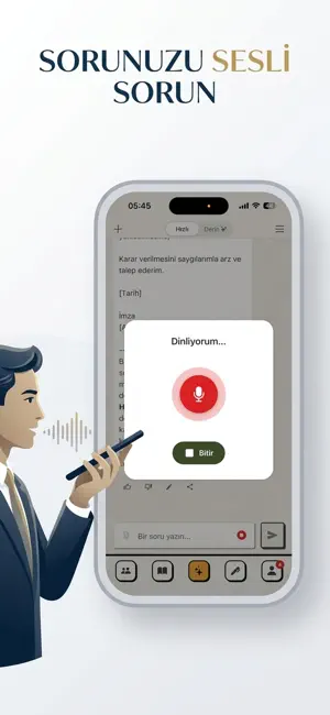 Avukatım: Yapay Zeka Hukuk iPhone screenshot 6