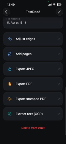 Simple Camera Scanner screenshot