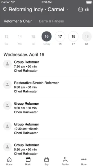 Reforming Indy Pilates Studio screenshot 2