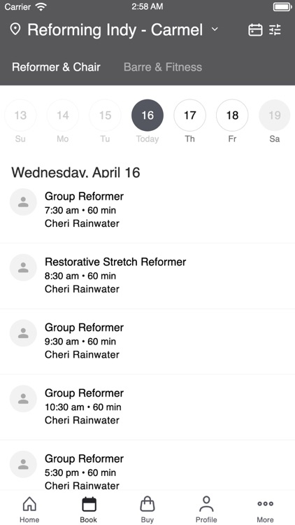 Reforming Indy Pilates Studio