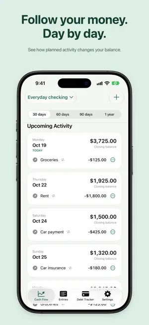 Cash Flow Planner: Daily screenshot 3