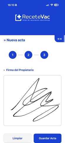 Recetevac screenshot