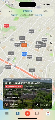 Hereabout App screenshot
