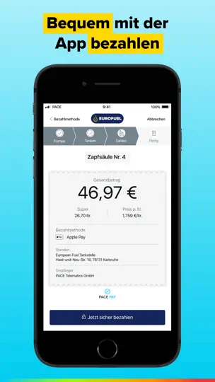 Screenshot von PACE Drive: Günstig Tanken auf dem iPhone 6