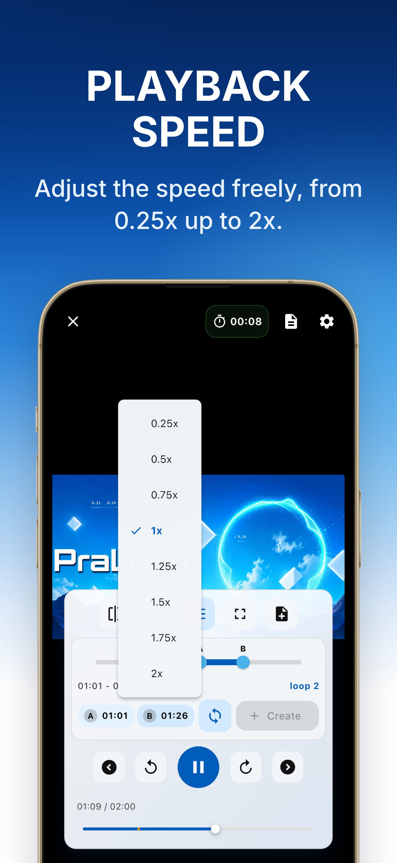 PraLoop screenshot 2