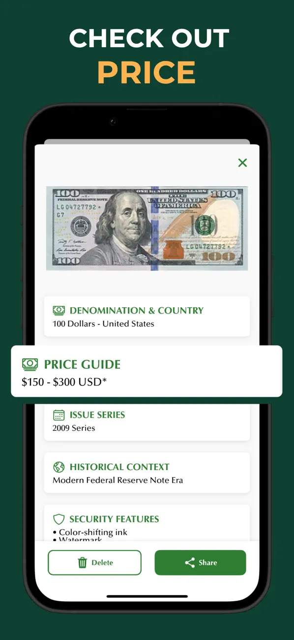 Screenshot #2 pour Banknote Identifier Pro