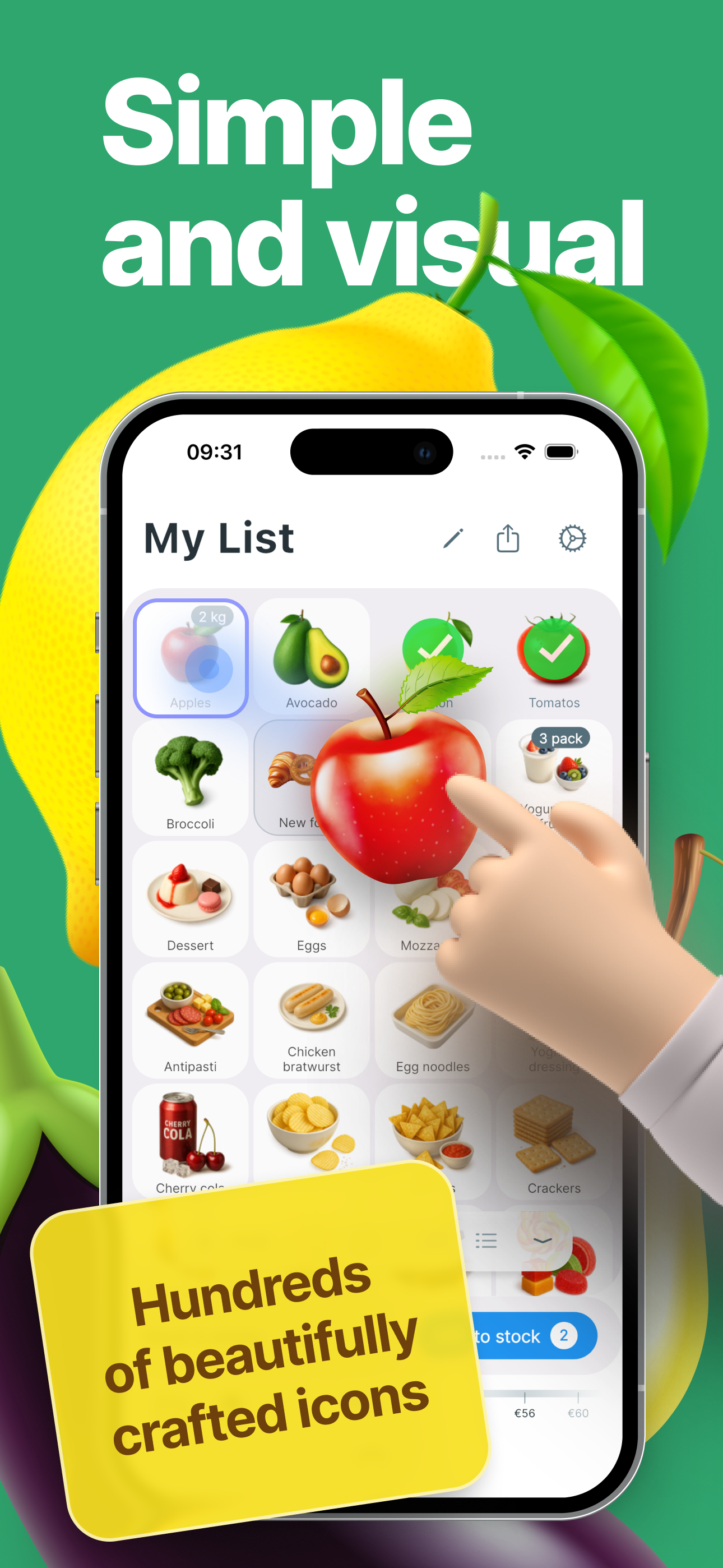 Listic: Visual Shopping List