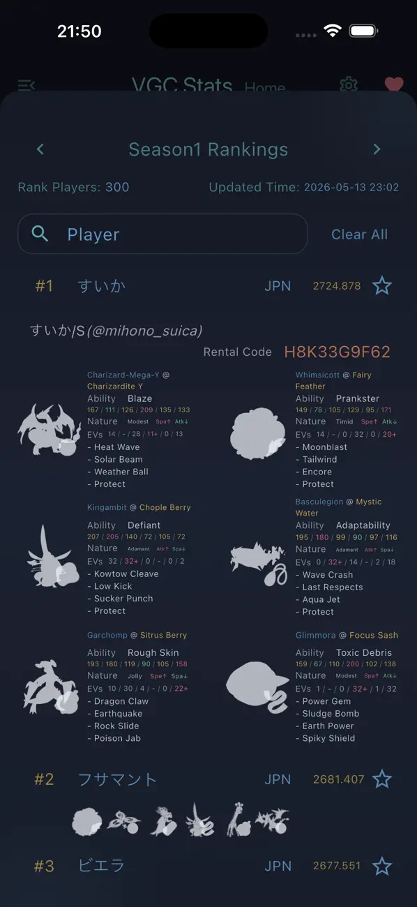 Screenshot #2 pour VGC Stats