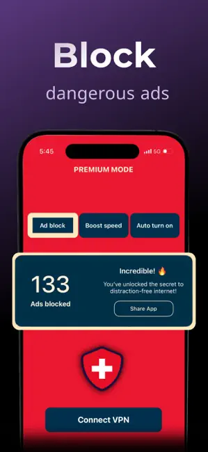 Swiss VPN Free: Fast & Secure iPhone screenshot 5