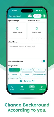 Imaginoid : AI Photo Editor iPhone screenshot