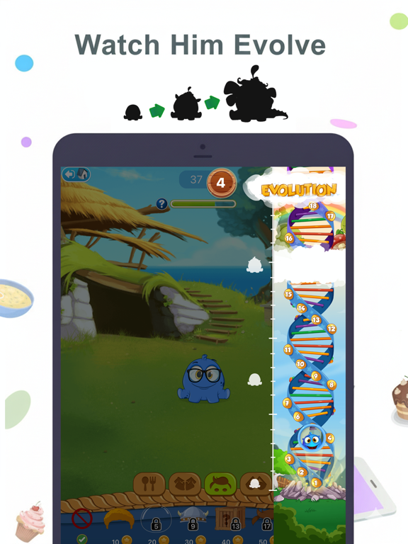 Screenshot #5 pour Foodabee: Virtual Pet for Kids