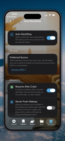LetzFly Pilot Flight Recorder Screenshot 8 of 10