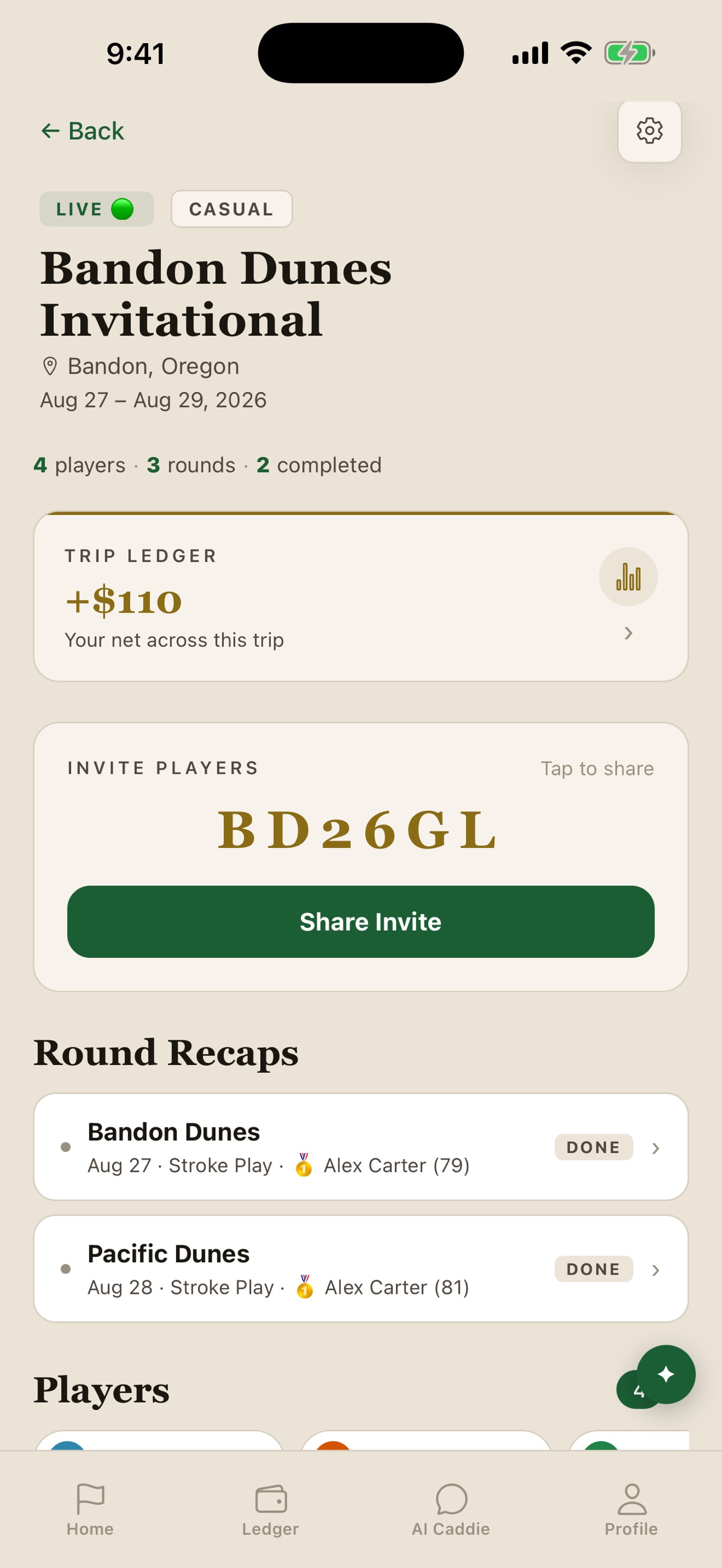 Screenshot 6 of Sunday Sticks: Golf Scorecard