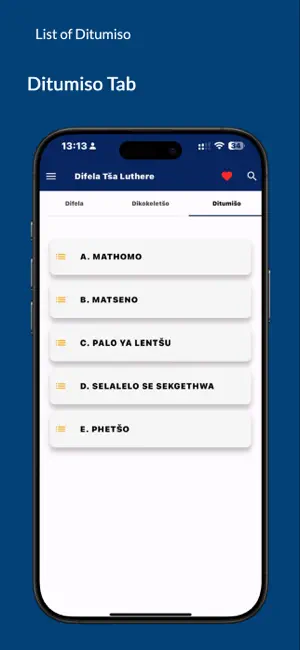 Difela Tša Luthere SA iPhone screenshot 3