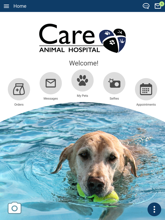 Care Animal Hospital FL iPad screenshot 1 - Business app
