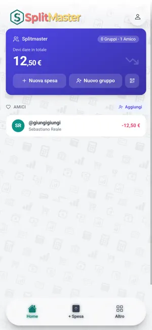 SplitMaster - split expenses screenshot 1