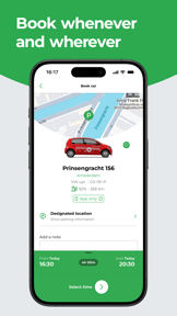 Greenwheels - Car sharing screenshot