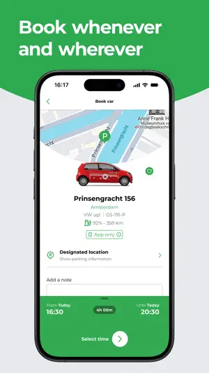 Greenwheels - Car sharing screenshot 2