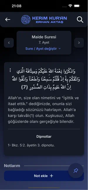 Kerim Kur'an screenshot 2