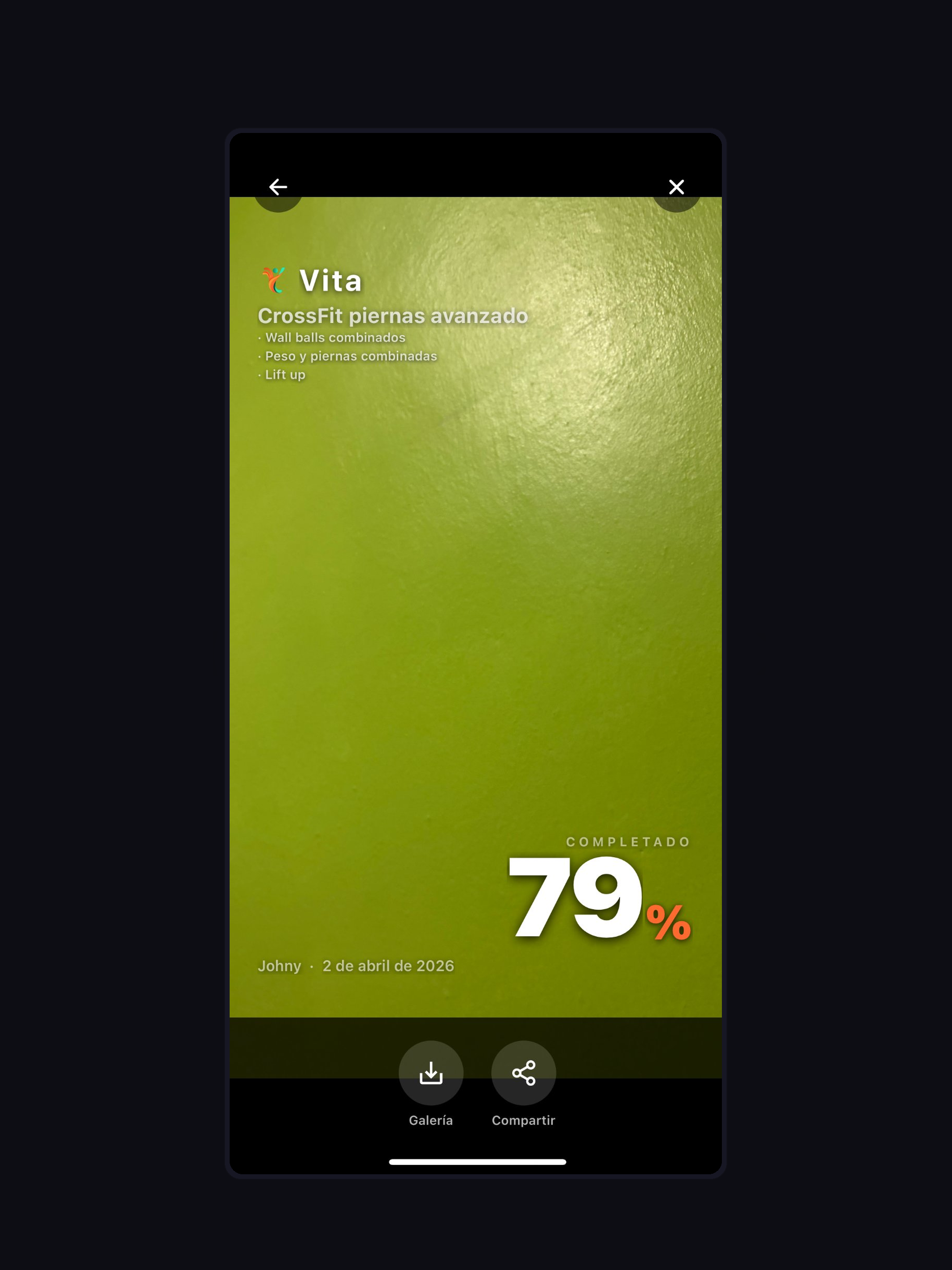 Vita La Red Social de Fitness screenshot 15