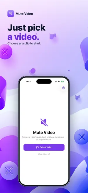 Mutely - Mute Video screenshot 2