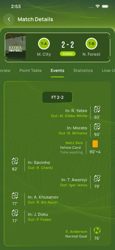 KOMA FOOTBALL screenshot 3
