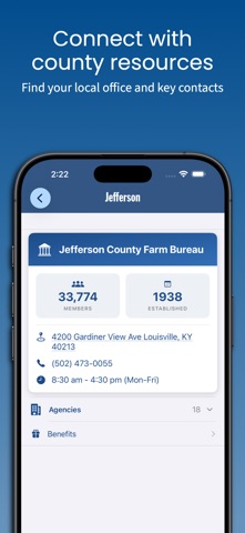 Kentucky Farm Bureau iPhone screenshot