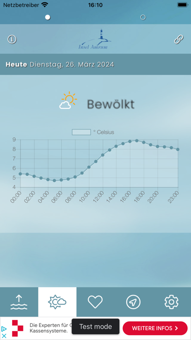 Nordsee Gezeiten & Wetter Screenshot