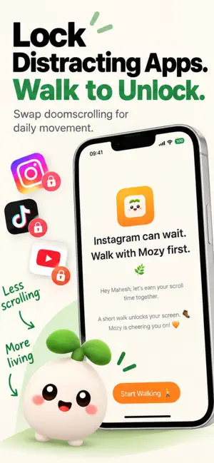 Mozy: Walk to Earn Screen Time screenshot 1