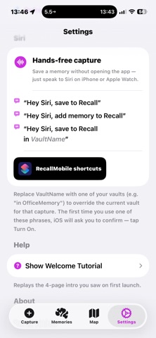 Recall — Memory Keeper Screenshot 6 of 6