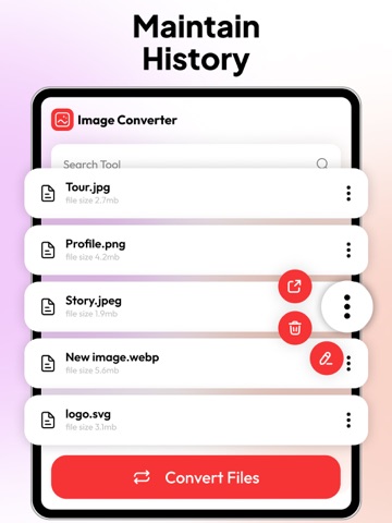 Image Converter : JPG to PDF iPad screenshot