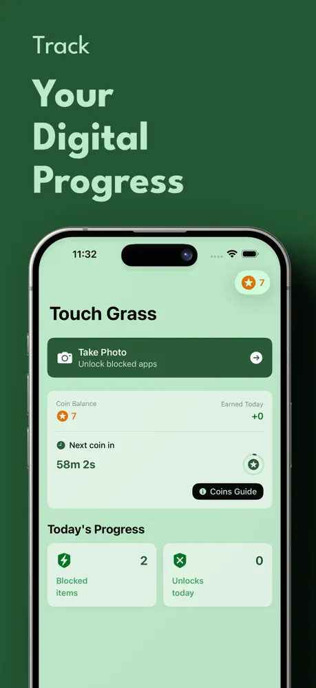 Touch Grass - Digital Detox screenshot