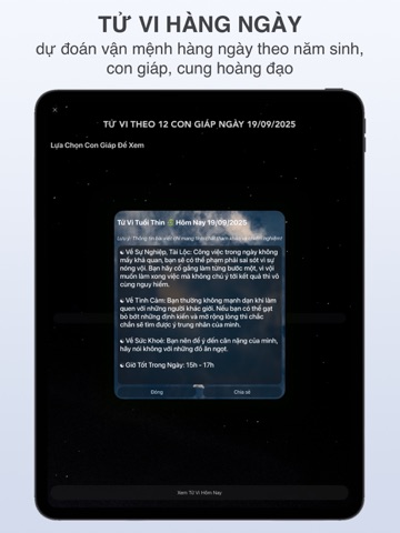 Xem Bói, Tướng Số, Tử Vi 2026 iPad screenshot