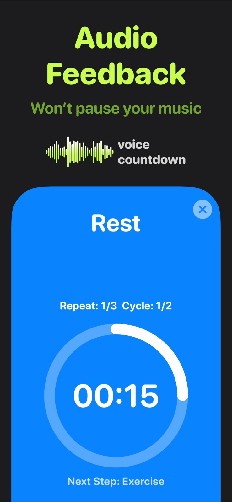Timer for Workouts - HIIT iphone screenshot 3