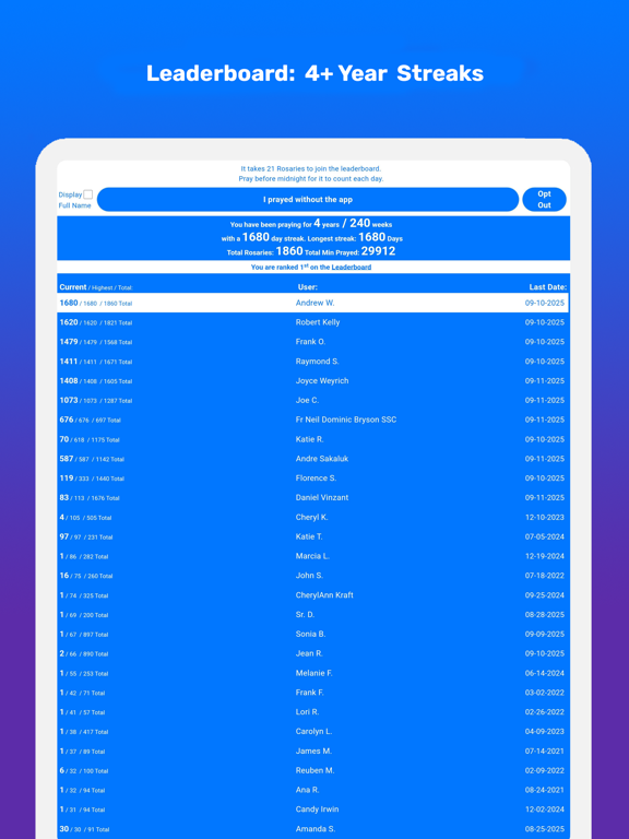 Rosary Experience: Video+Audio iPad screenshot 5 - Lifestyle app