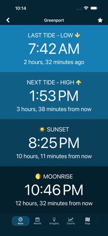 Tides Near Me iPhone screenshot