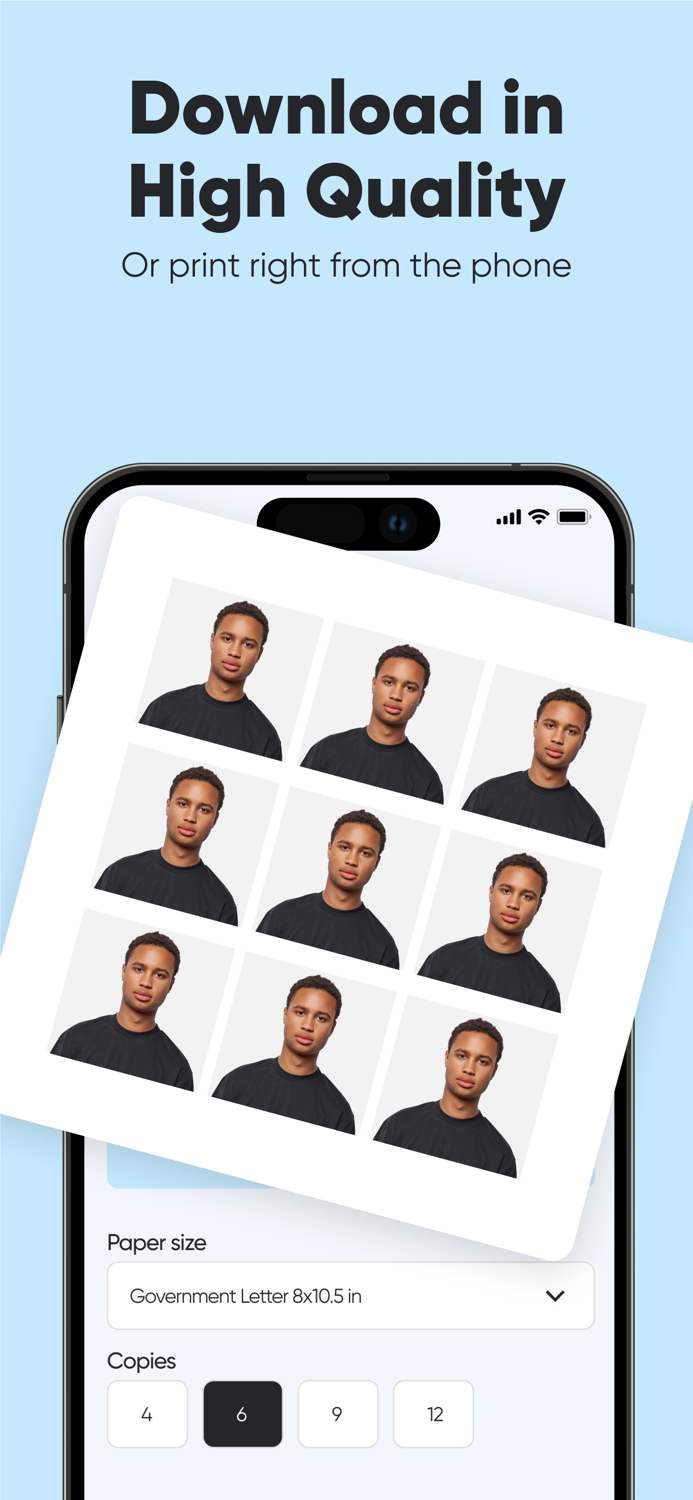 Mobile Passport Photo Maker