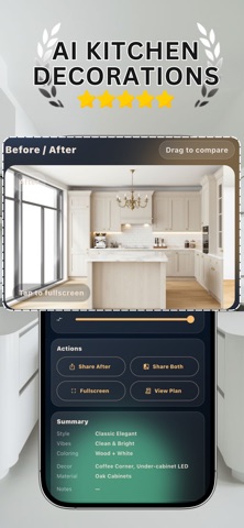 AI Kitchen Decorations Room screenshot