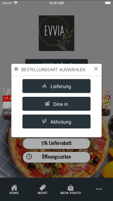 Evvia Grill Screenshot